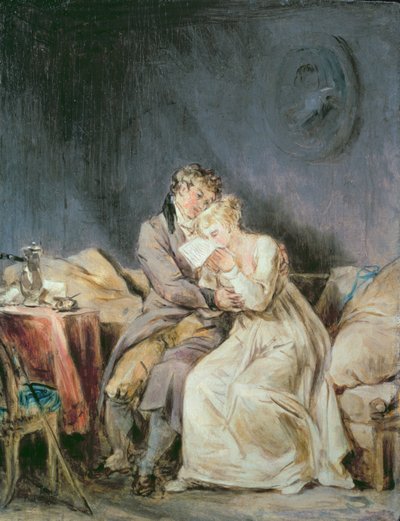 Reading the Letter by Marguerite Gerard